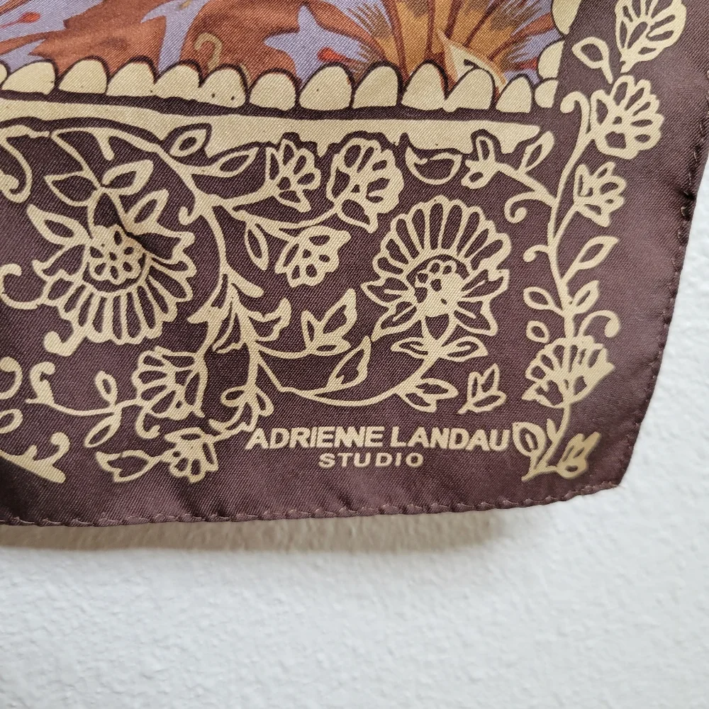 Adrienne Landau Silk Scarf